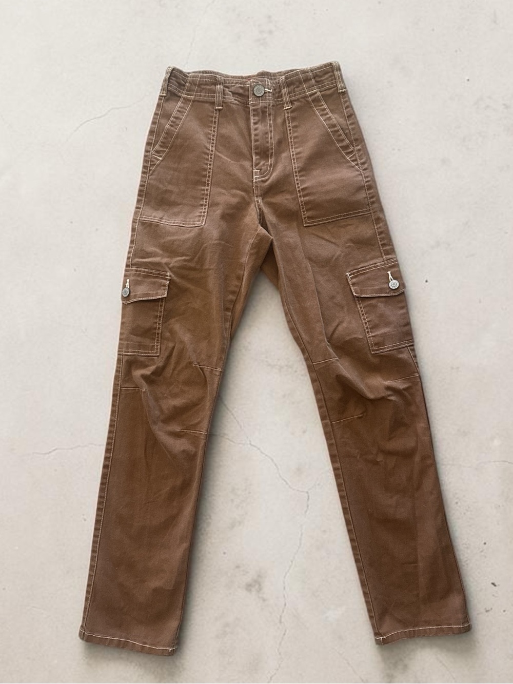 Women’s Brown Utility Cargo Pants